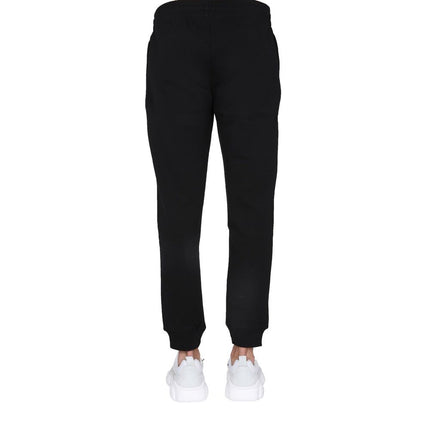 Moschino Couture Black Cotton Joggers (Workout Pants)