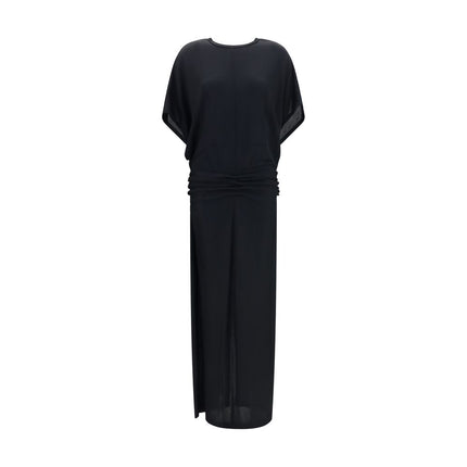 The Row Black Viscose Casual Dress