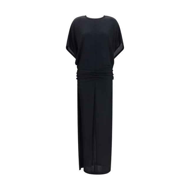 The Row Black Viscose Casual Dress