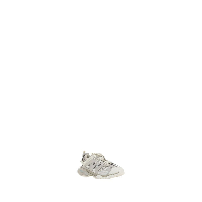 Balenciaga White Polyethylene Athletic Sneakers