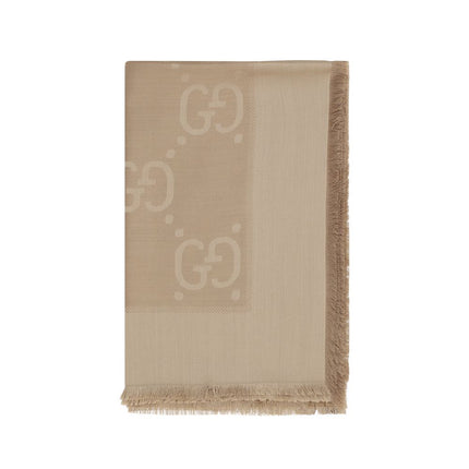 Gucci Brown Wool Oves Aries Scarf