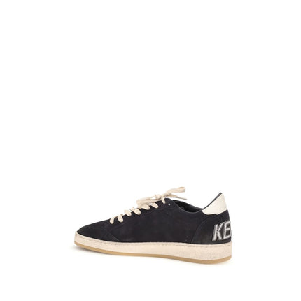Golden Goose Black Calf Leather Bos Taurus Athletic Sneakers Golden Goose