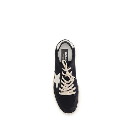 Golden Goose Black Calf Leather Bos Taurus Athletic Sneakers Golden Goose