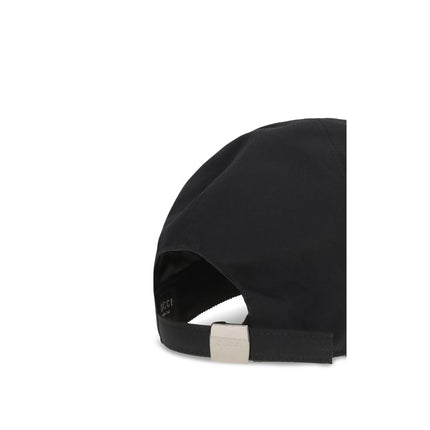 Gucci Black Cotton Cap (Baseball Hat)
