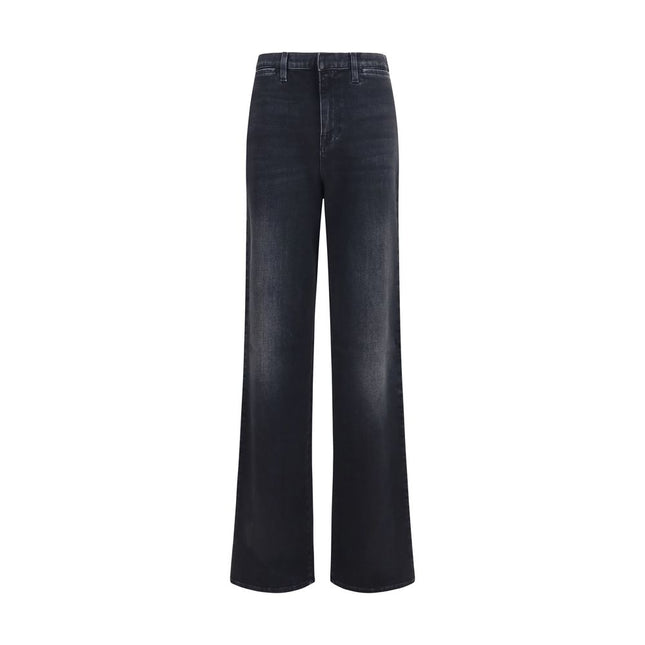Gucci Black Cotton Straight-Leg Jeans
