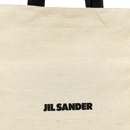Jil Sander Bicolor Jute Tote Bag
