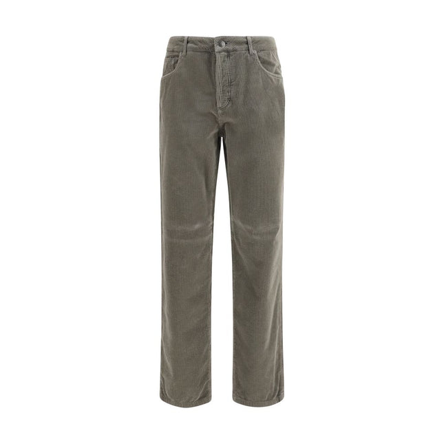 Brunello Cucinelli Bicolor Cotton Casual Pants