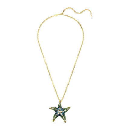 Swarovski Gold Stainless Steel Necklace