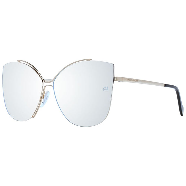 Ana Hickmann Gold Acetate Sunglasses