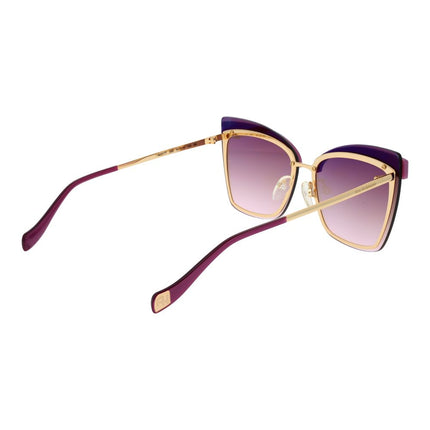 Ana Hickmann Purple Metal Sunglasses