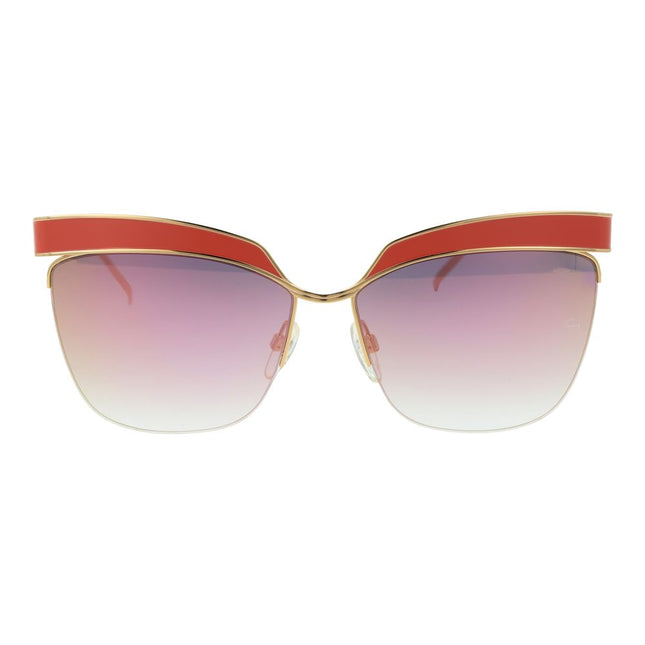 Ana Hickmann Gold Acetate Sunglasses