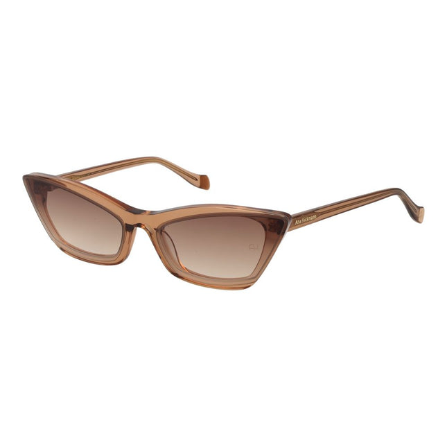 Ana Hickmann Brown Acetate Sunglasses