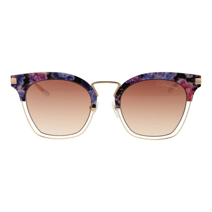 Ana Hickmann Gold Metal Sunglasses