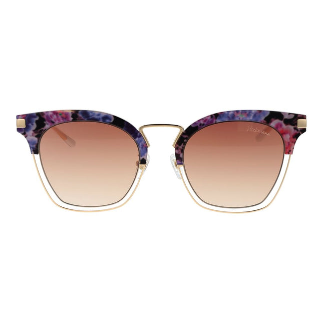 Ana Hickmann Gold Metal Sunglasses