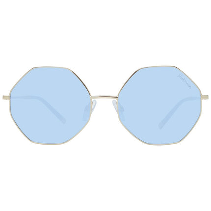 Ana Hickmann Gold Metal Sunglasses