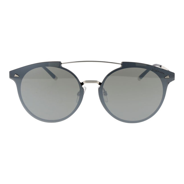 Ana Hickmann Gray Metal Sunglasses