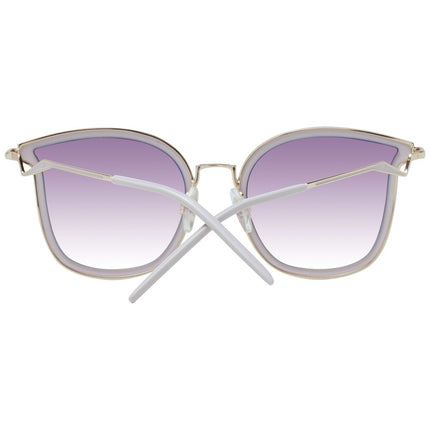 Ana Hickmann Beige Metal Sunglasses