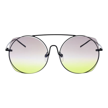Ana Hickmann Black Metal Sunglasses