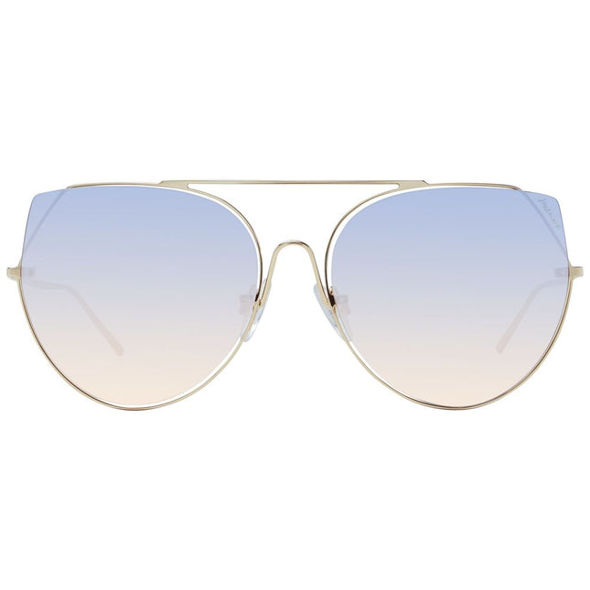 Ana Hickmann Gold Metal Sunglasses