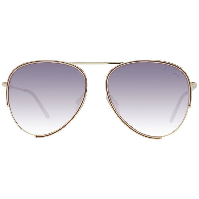 Ana Hickmann Gold Metal Sunglasses
