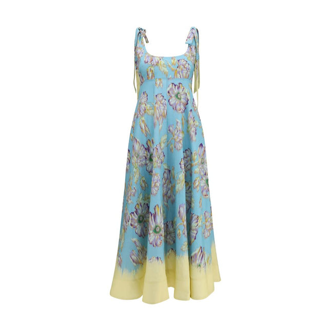 Alemais Multicolor Linen Casual Dress