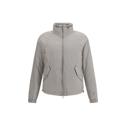 Brunello Cucinelli Gray Polyester Shell Jacket