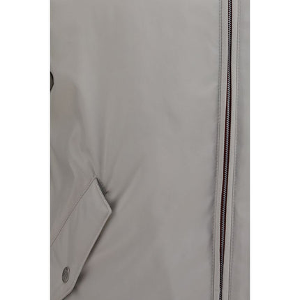 Brunello Cucinelli Gray Polyester Shell Jacket