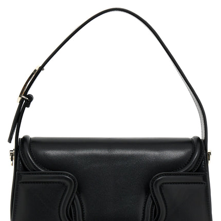 Valentino Garavani Black Leather Shoulder Bag