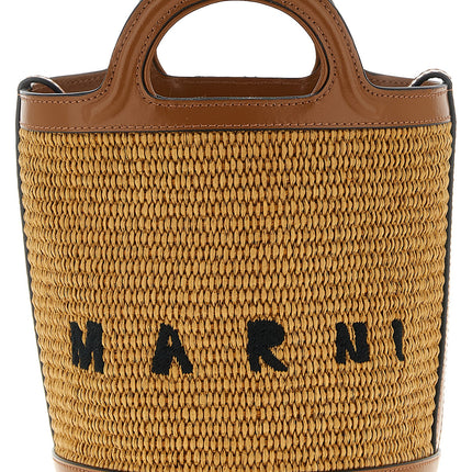 Marni Brown Cotton Handbag