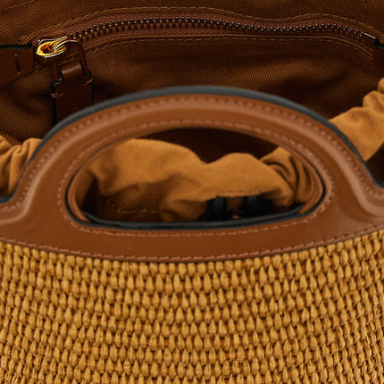 Marni Brown Cotton Handbag