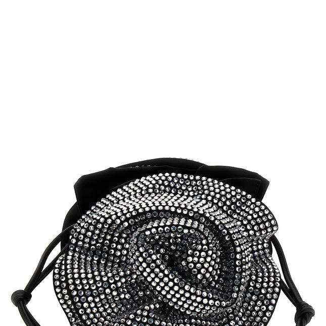 Magda Butrym Black Viscose Crossbody Bag