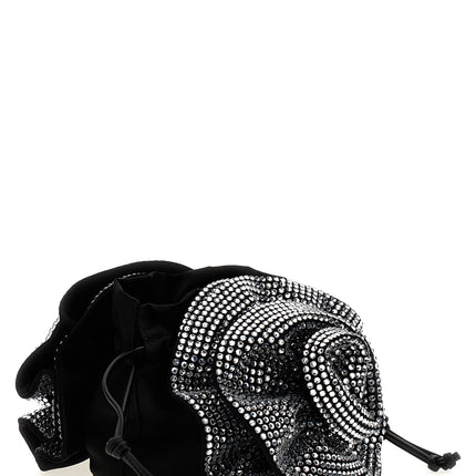 Magda Butrym Black Viscose Crossbody Bag