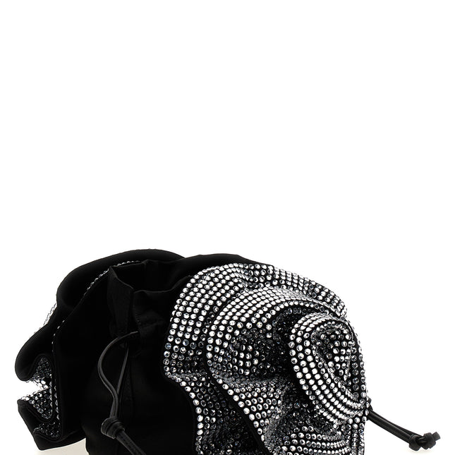 Magda Butrym Black Viscose Crossbody Bag