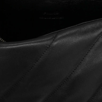 PINKO Black Lamb Leather Crossbody Bag
