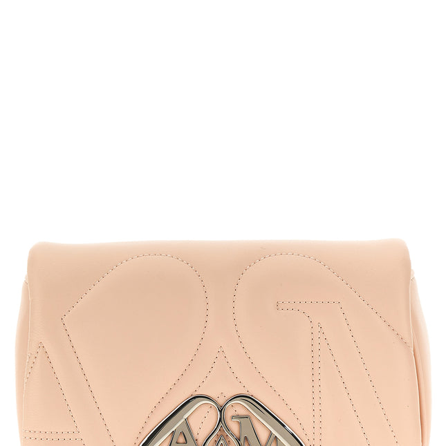 Alexander McQueen Beige Lamb Leather Crossbody Bag
