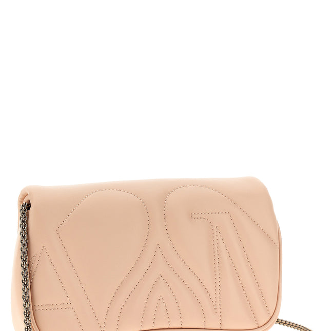 Alexander McQueen Beige Lamb Leather Crossbody Bag