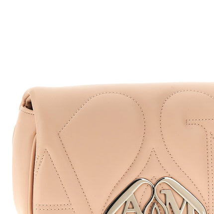 Alexander McQueen Beige Lamb Leather Crossbody Bag