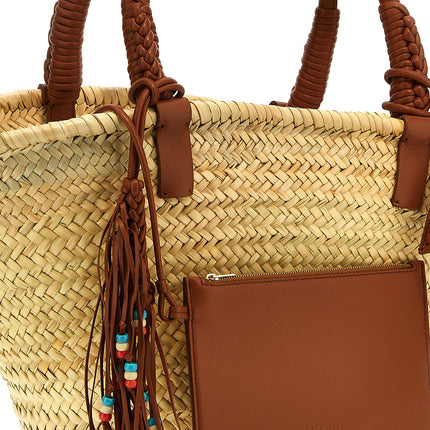 Alanui Brown Marabou Handbag