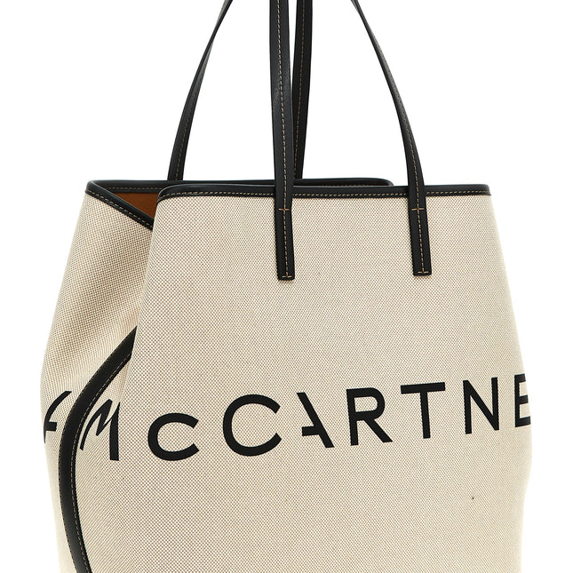 Stella McCartney Beige Cotton Tote Bag
