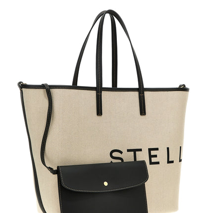 Stella McCartney Beige Cotton Tote Bag