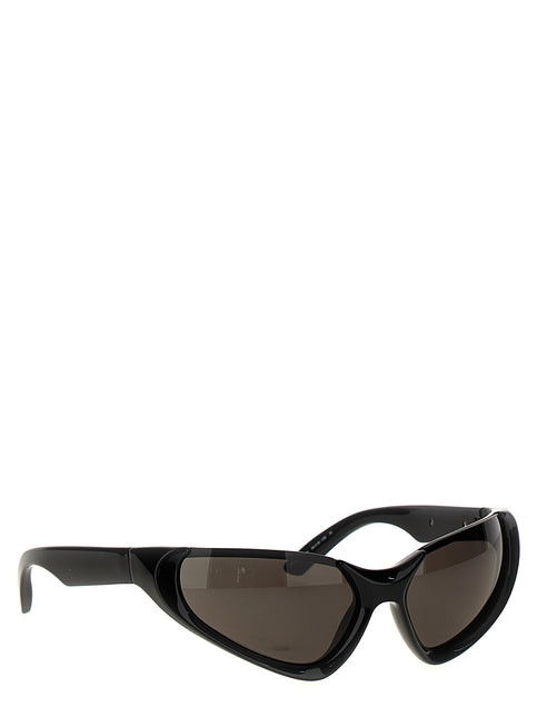 Balenciaga Black Nylon Sunglasses