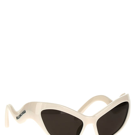 Balenciaga White Nylon Sunglasses