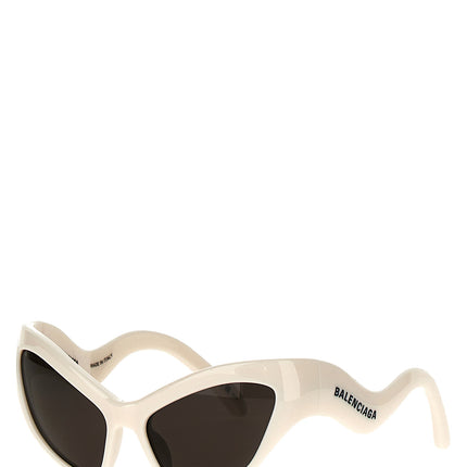 Balenciaga White Nylon Sunglasses