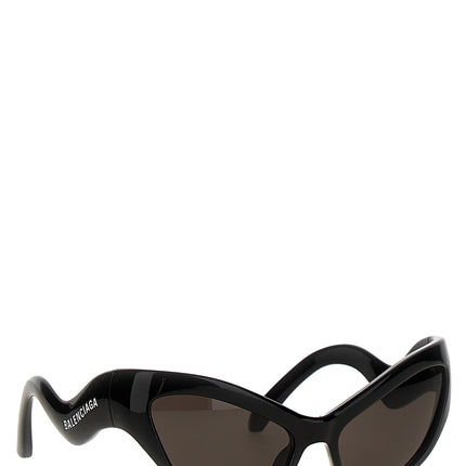 Balenciaga Black Nylon Sunglasses