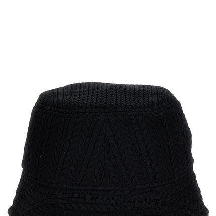 Jacquemus Black Viscose Bucket Hat