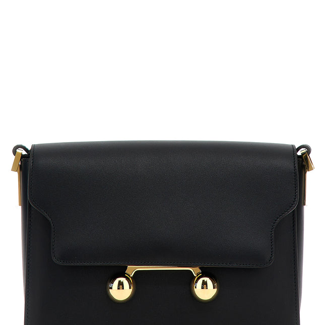 Marni Black Calfskin Shoulder Bag