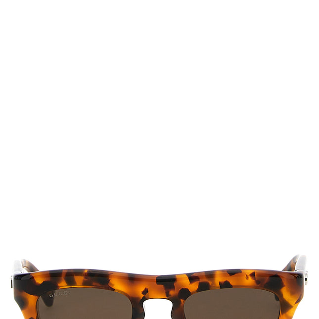 Gucci Brown Acetate Sunglasses