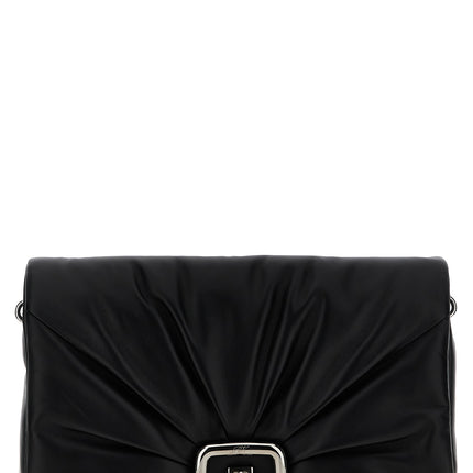 Roger Vivier Black Leather Shoulder Bag