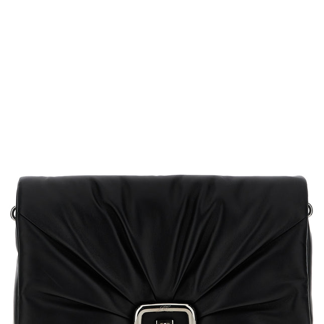 Roger Vivier Black Leather Shoulder Bag
