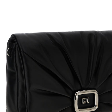 Roger Vivier Black Leather Shoulder Bag